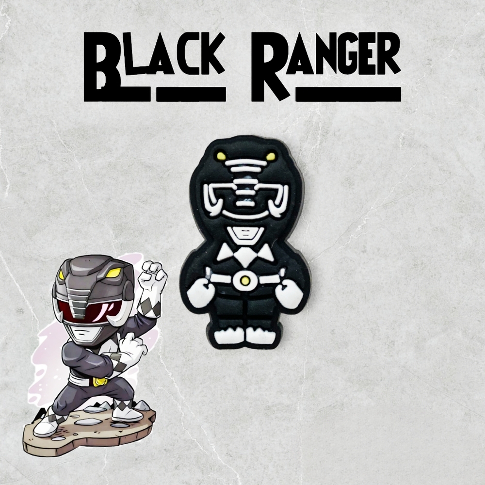 BOGO!! BUNDLE For Discount!!!   Mighty Morphin Black Power Ranger Croc Charm